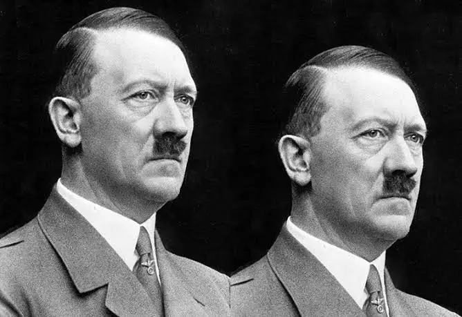 Imagem de Adolf Hitler em silencio